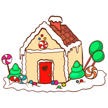 Motiv Weihnachtsmotiv Lebkuchenhaus Weihnachten Backen