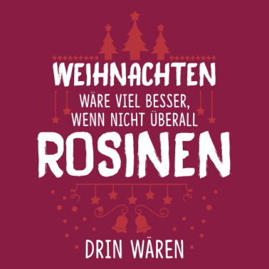 Motiv Weihnachten ohne Rosinen Backen Stollen Geschenk