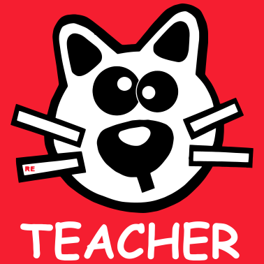 Motiv Teacher Shirt Katze Lehrer Shirts Lehrerin T-Shirt