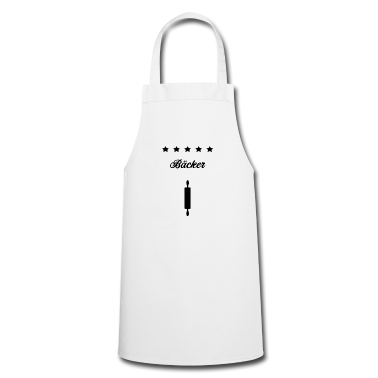 Backen Sch&uuml;rze - Bäcker 5 Sterne schwarz