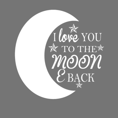Motiv I LOVE YOU TO THE MOON Shirt