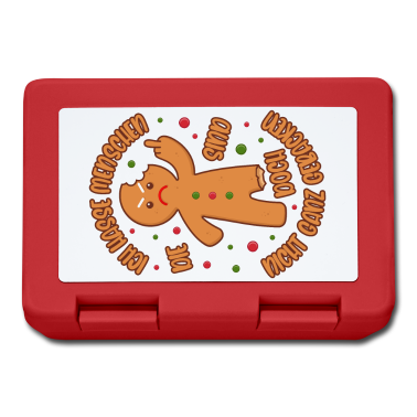 Backen Brotdose - Lebkuchenmann Ich hasse Menschen Gebacken Geschenk