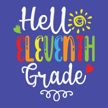 Motiv Hallo Elfte Klasse zurück in die Schule