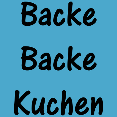 Motiv Backe Backe Kuchen