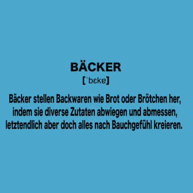 Motiv Bäcker
