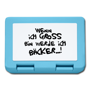 Backen Brotdose - Ich werde Bäcker