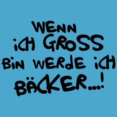 Motiv Ich werde Bäcker