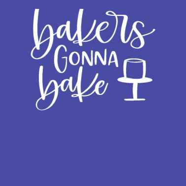 Motiv Bäcker mit Buchstaben werden backen