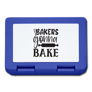 Backen Brotdose - Bäcker gehen zum Backen