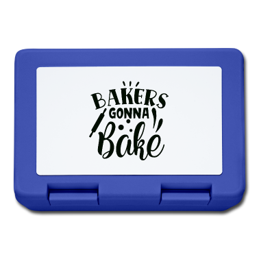 Backen Brotdose - Bäcker gehen zum Backen