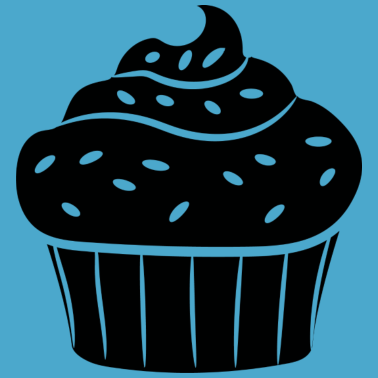 Motiv Backen und glücklich sein