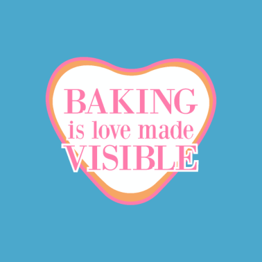 Motiv Backen ist sichtbar gemachte Liebe, Bäcker, backen