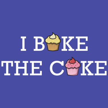 Motiv Ich backe den Kuchen backen Törtchen Geschenk idee