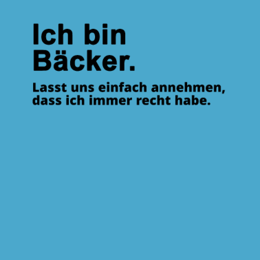 Motiv Bäcker Beruf Backen Spruch Geschenk