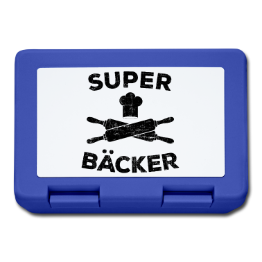 Backen Brotdose - Bäcker Bäckerei Backwaren backen Mütze Geschenk