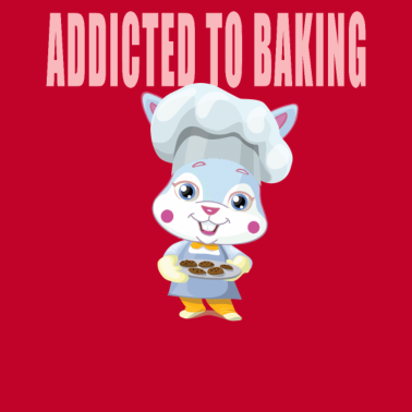 Motiv Süchtig nach Backen Osterhase Bäcker