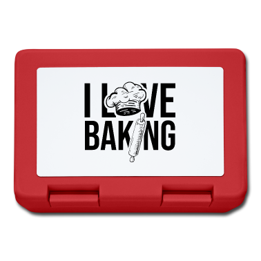 Backen Brotdose - Ich Liebe Backen Bäckerei Bäcker Hobby Gebäck