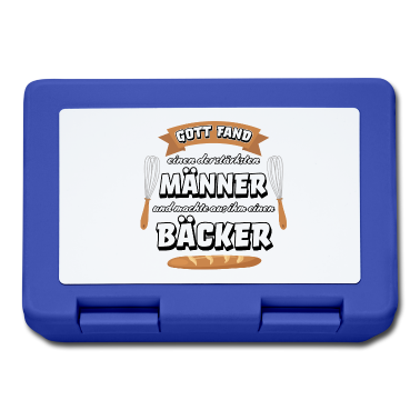 Backen Brotdose - Bäcker Meister Bäckerei backen lustiger Spruch