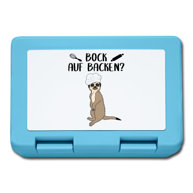 Backen Brotdose - Lustiges Erdmännchen Bäcker Backen Spruch Geschenk