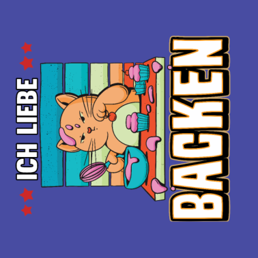 Motiv Backwaren Bäckerei Bäcker Kuchen Kochmütze Backen