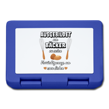 Backen Brotdose - Bäcker Ausbildung Bäckerin backen Geschenk lustig