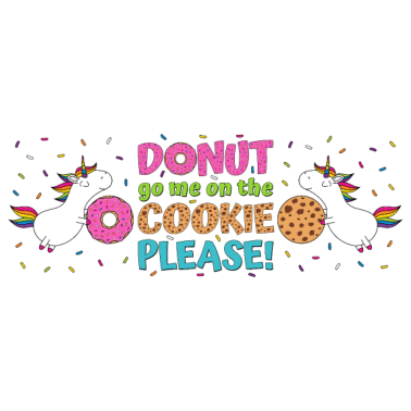 Motiv Einhorn Donut Go Me On The Cookie Panoramatasse