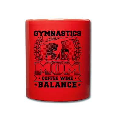 Backen Tasse - Gymnastics Mom Coffee Wine Balance