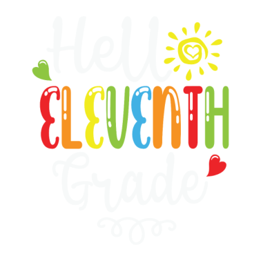 Motiv Hallo Elfte Klasse zurück in die Schule