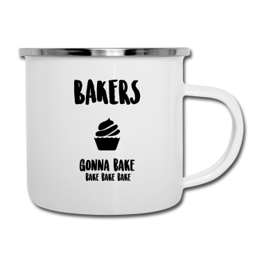 Backen Emaille Tasse - Bäcker werden backen backen backen backen backen b