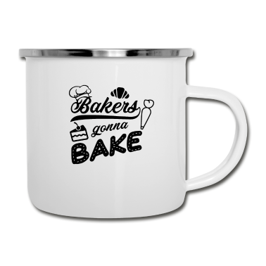 Backen Emaille Tasse - Bäcker Konditor werden Backen
