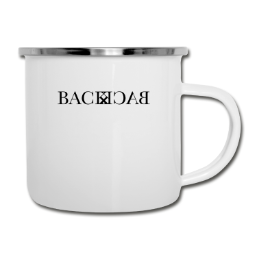 Backen Emaille Tasse - Back Back