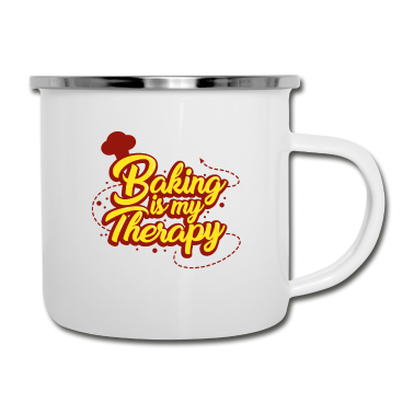Backen Emaille Tasse - Backen