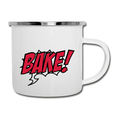 Backen Emaille Tasse - Backen