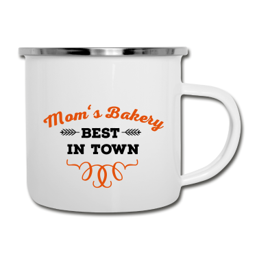 Backen Emaille Tasse - backen