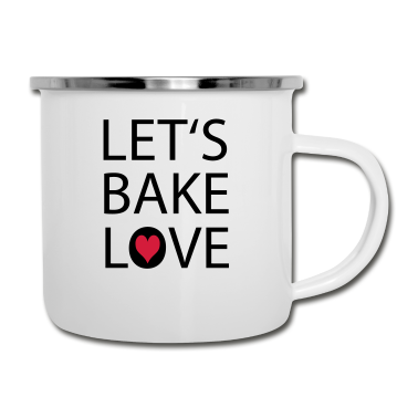 Backen Emaille Tasse - Backen