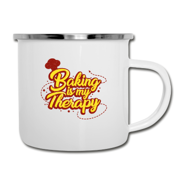 Backen Emaille Tasse - Backen