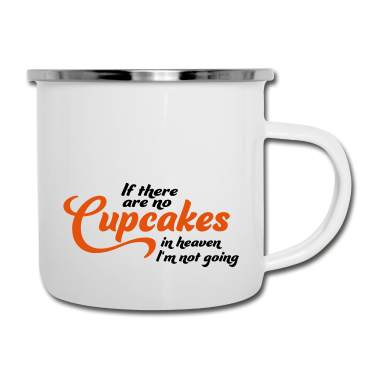 Backen Emaille Tasse - backen