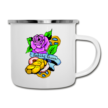 Backen Emaille Tasse - Backen
