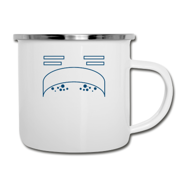 Backen Emaille Tasse - ich backe