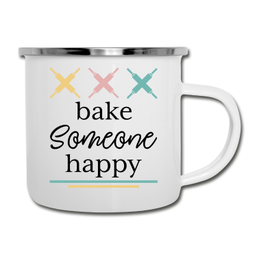 Backen Emaille Tasse - Backen