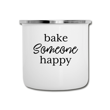 Backen Emaille Tasse - Backen