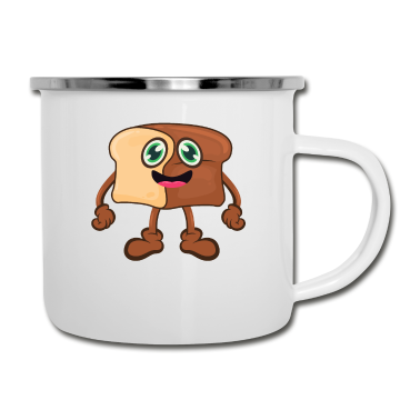 Backen Emaille Tasse - Brot Backen Bäcker