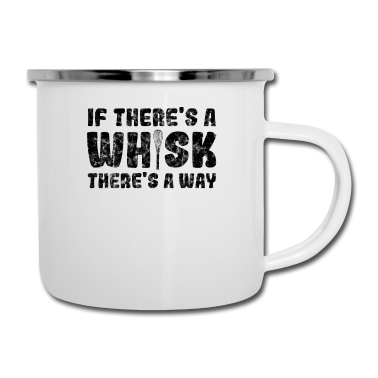 Backen Emaille Tasse - Bäcker