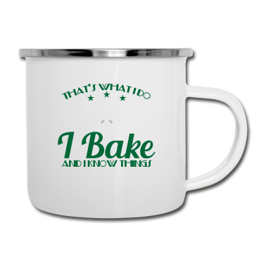 Backen Emaille Tasse - Backen
