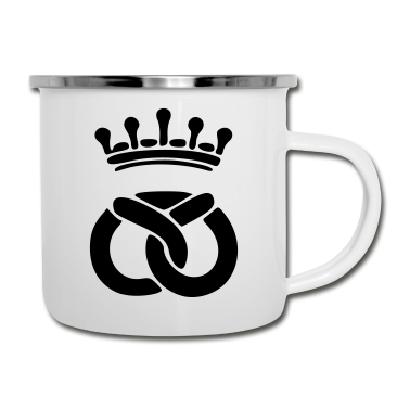 Backen Emaille Tasse - Bäcker