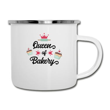 Backen Emaille Tasse - Backen