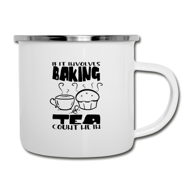 Backen Emaille Tasse - BACKEN: Backen und Tee