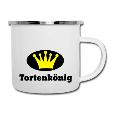 Backen Emaille Tasse - Backen - Tortenkönig