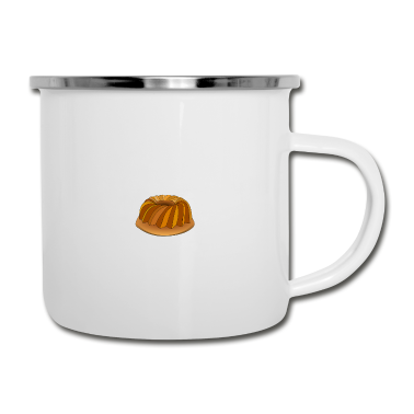 Backen Emaille Tasse - Backen - Geschenk,