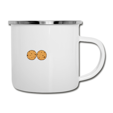 Backen Emaille Tasse - Meine Kekse meine Regeln backen Geschenk Bäcker